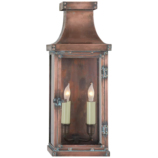 Bedford 3/4 Lantern in Natural Copper