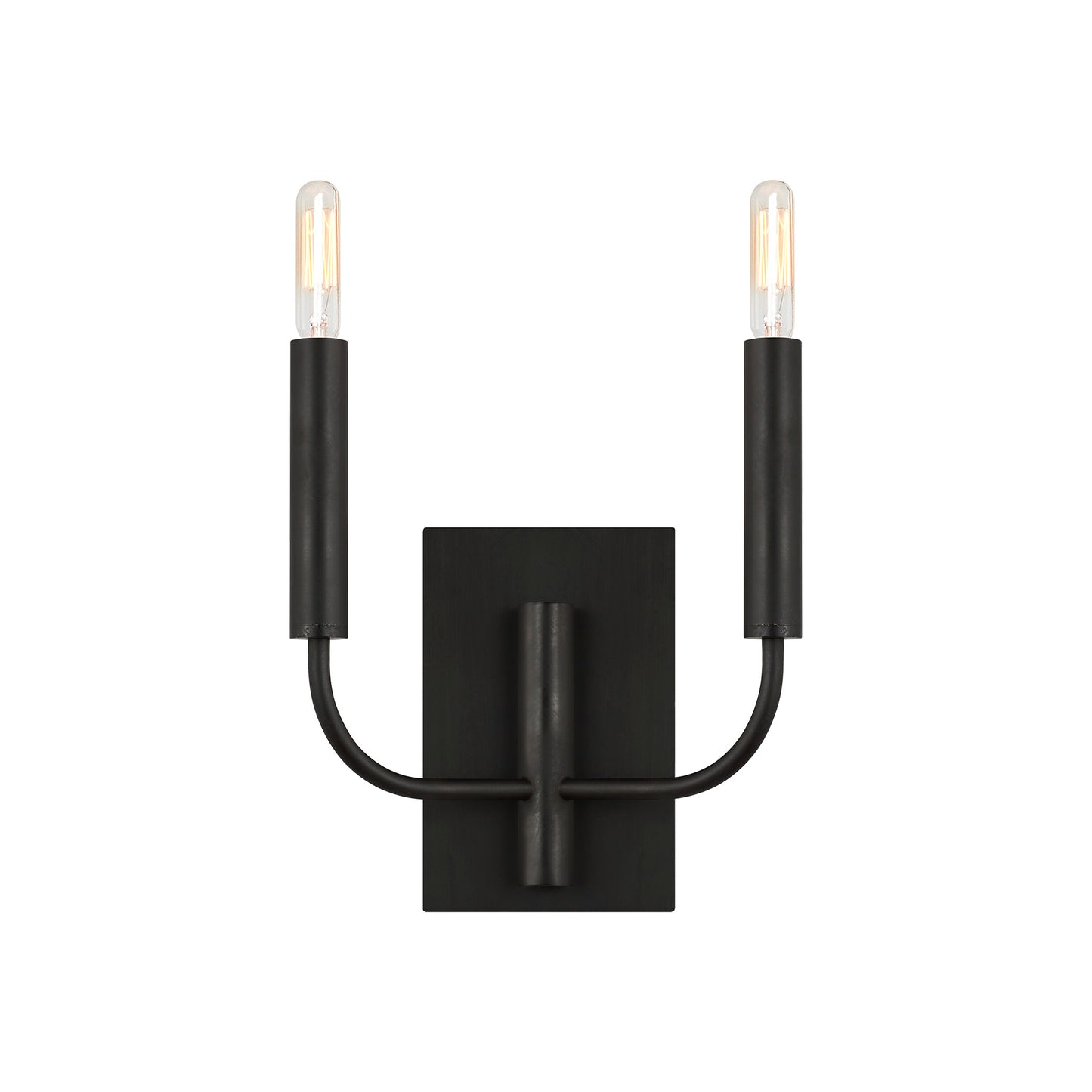 Brianna Double Sconce with Linen Shades