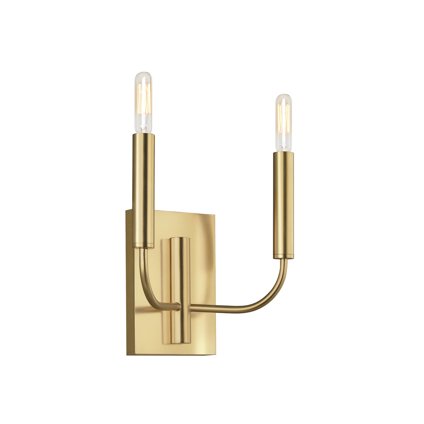 Brianna Double Sconce with Linen Shades