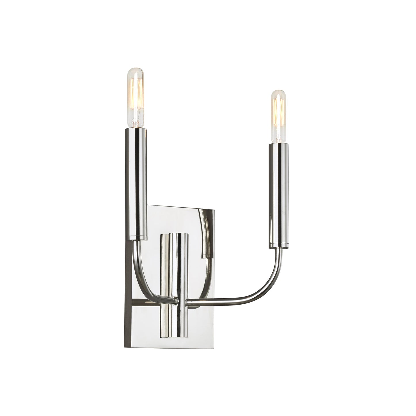 Brianna Double Sconce with Linen Shades