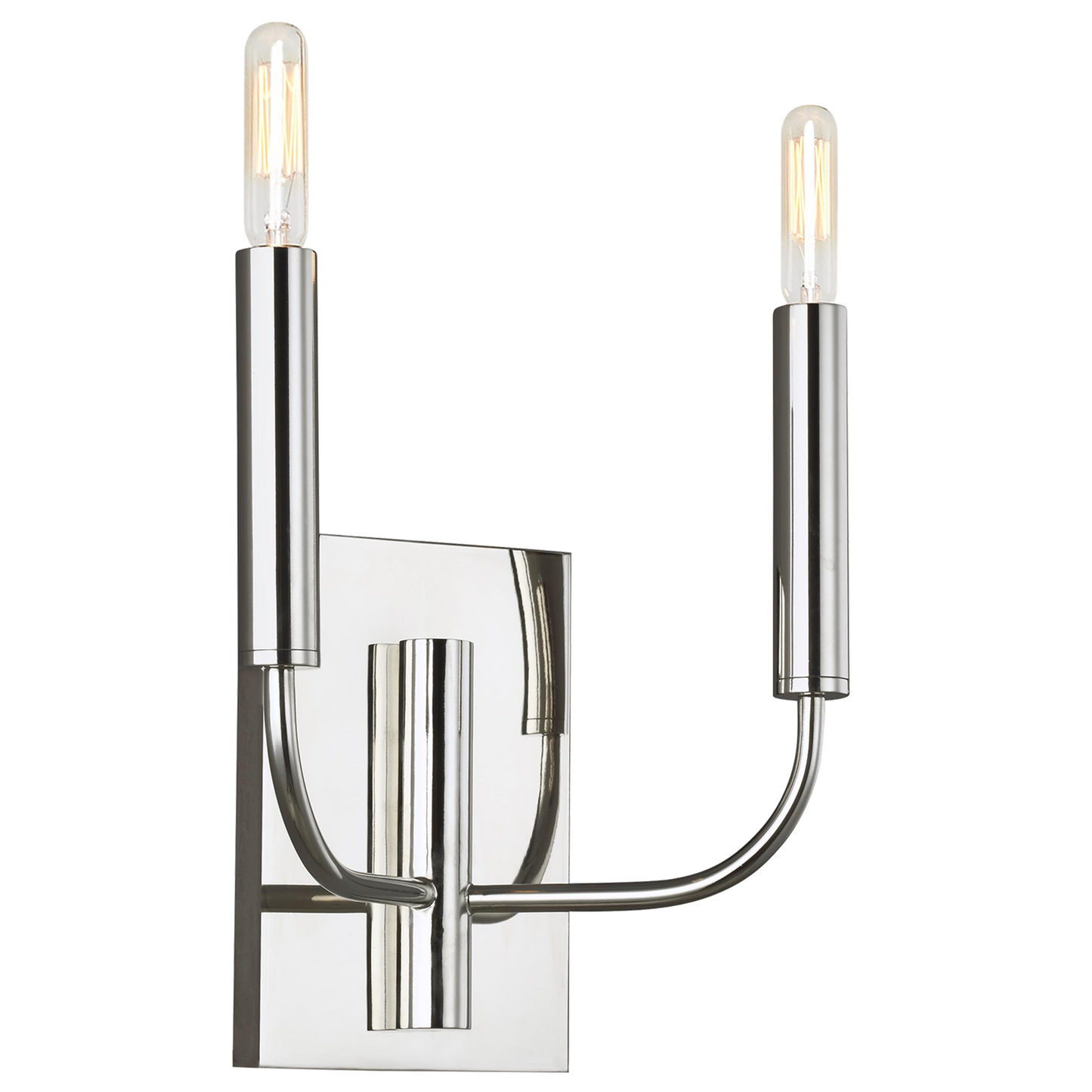 Brianna Double Sconce with Linen Shades