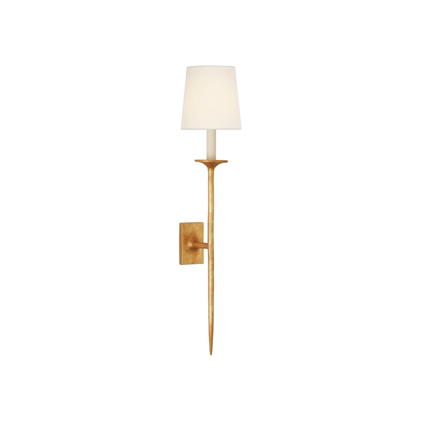 Catina Large Tail Sconce with Linen Shade