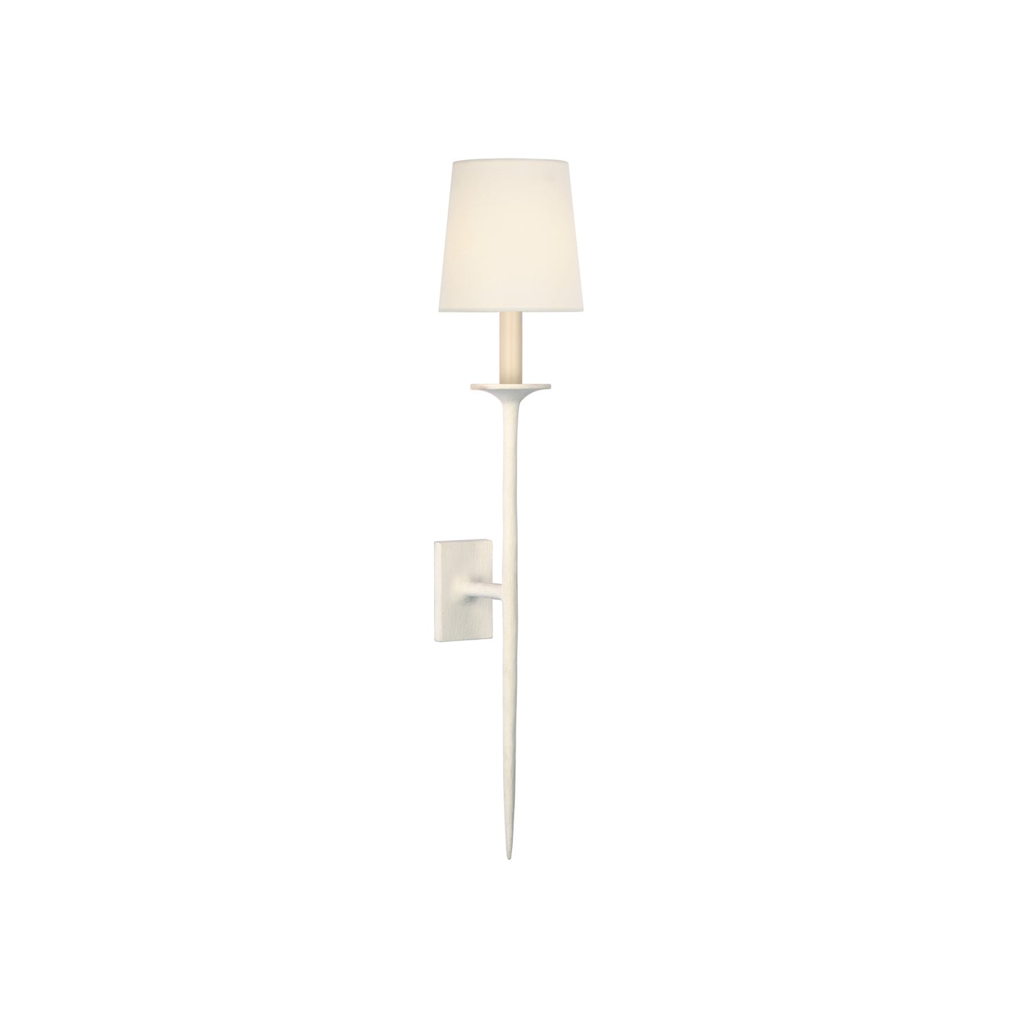 Catina Large Tail Sconce with Linen Shade