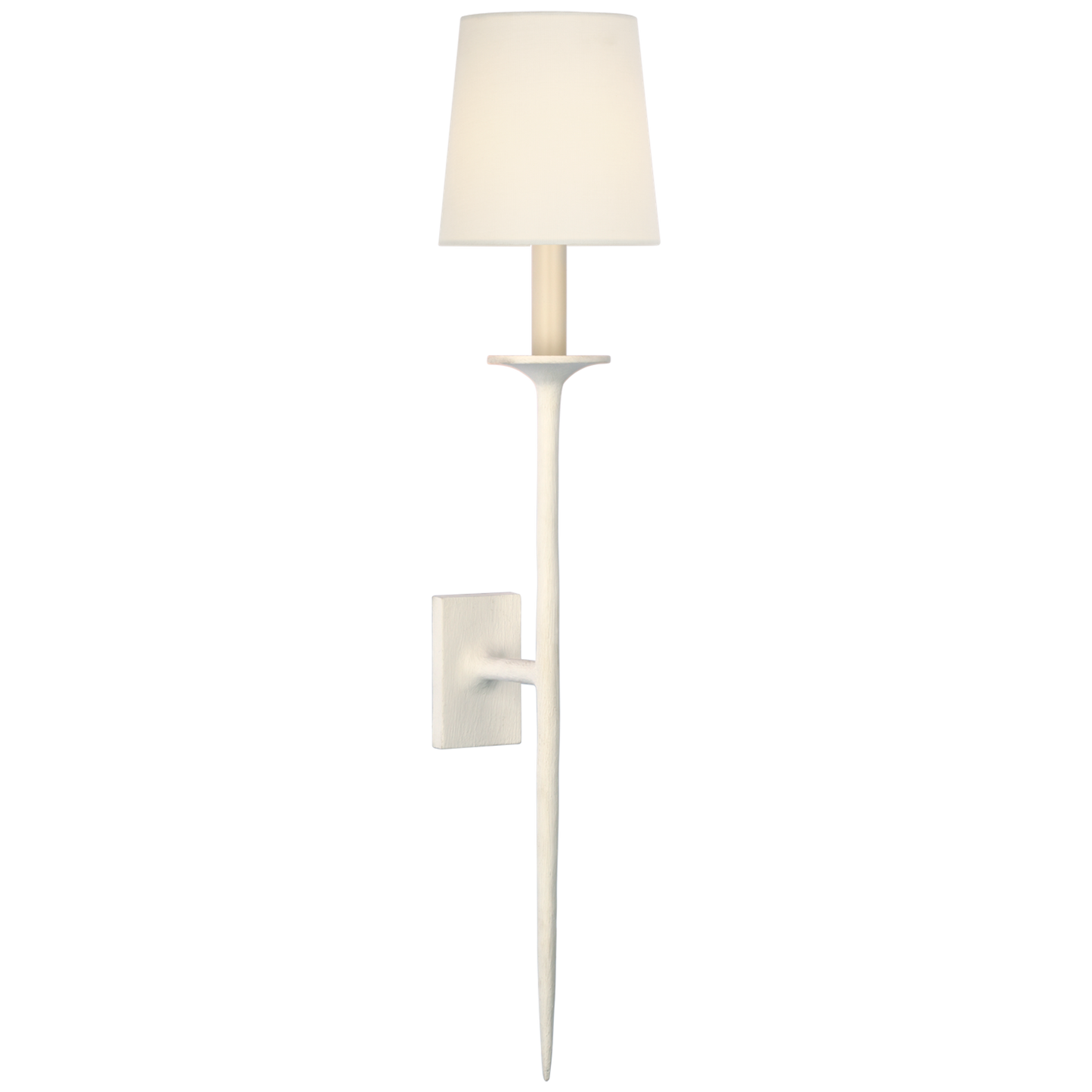 Catina Large Tail Sconce with Linen Shade