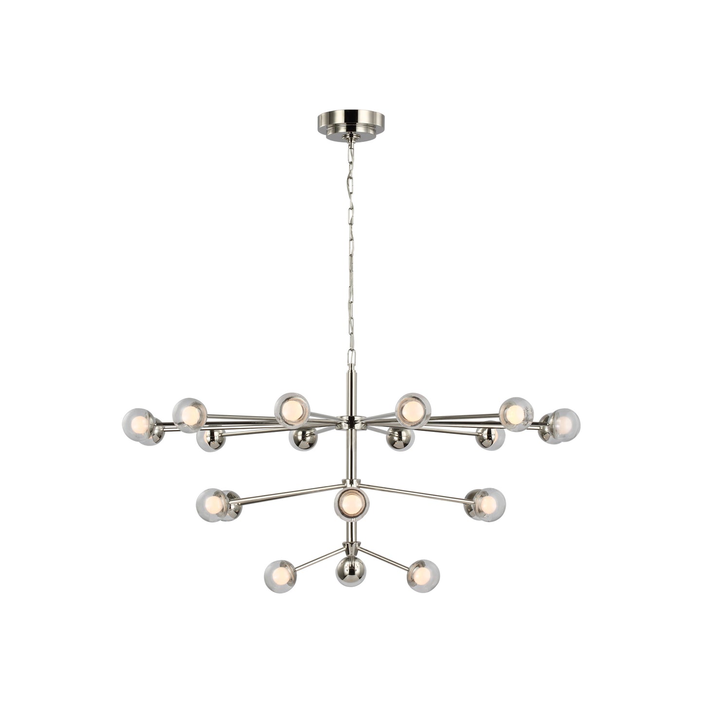 Alloway Large Chandelier with Clear Glass