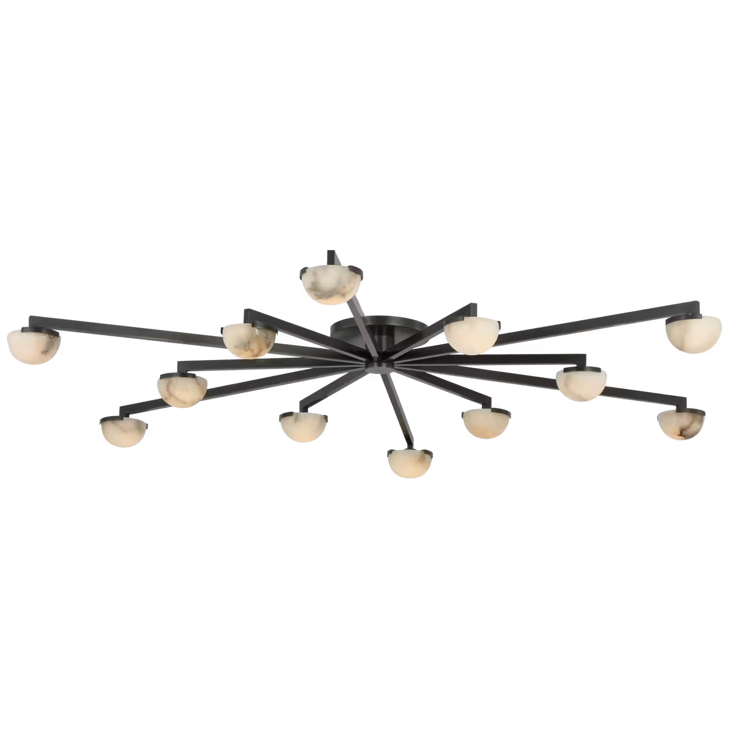 Pedra Staggered Arm Flush Mount