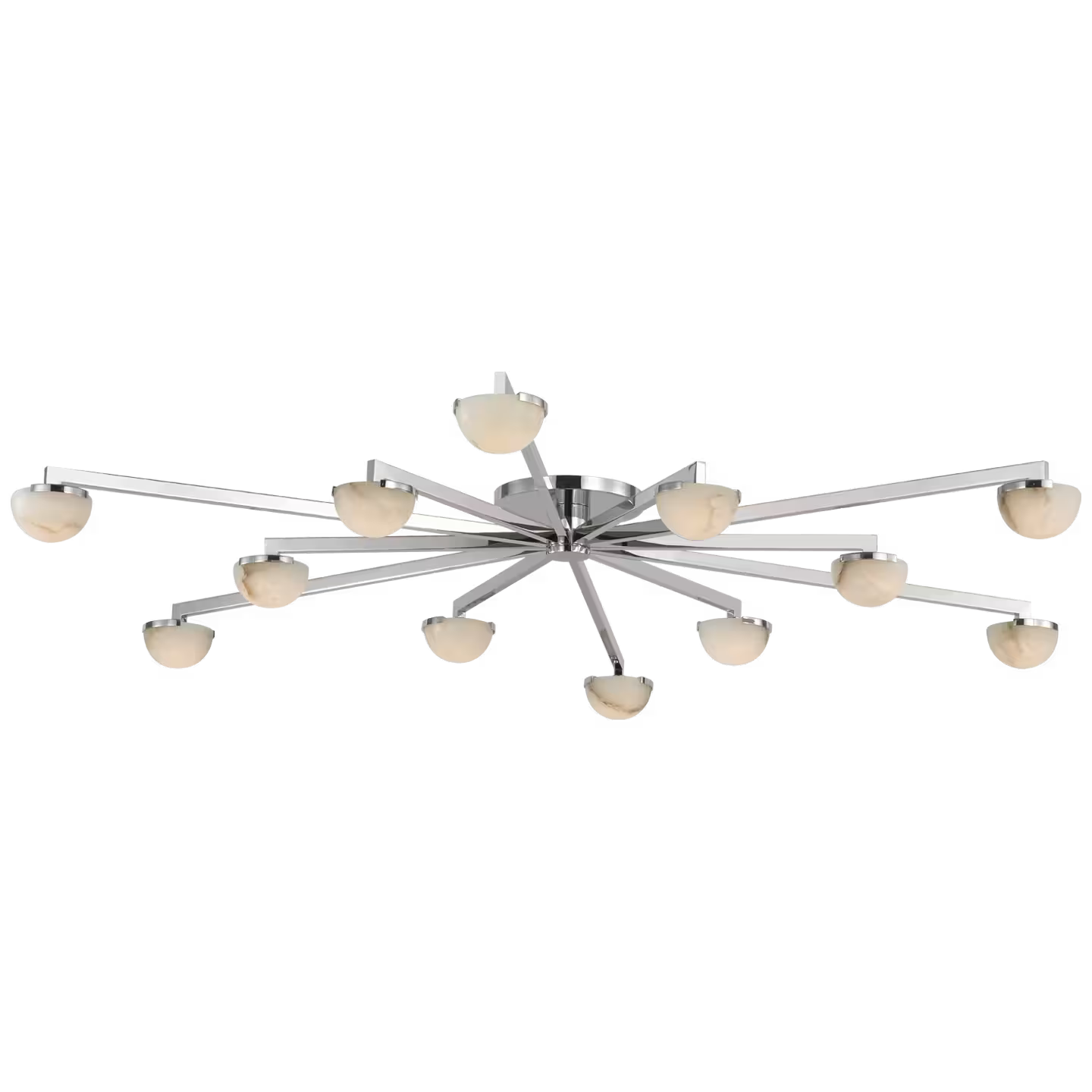 Pedra Staggered Arm Flush Mount
