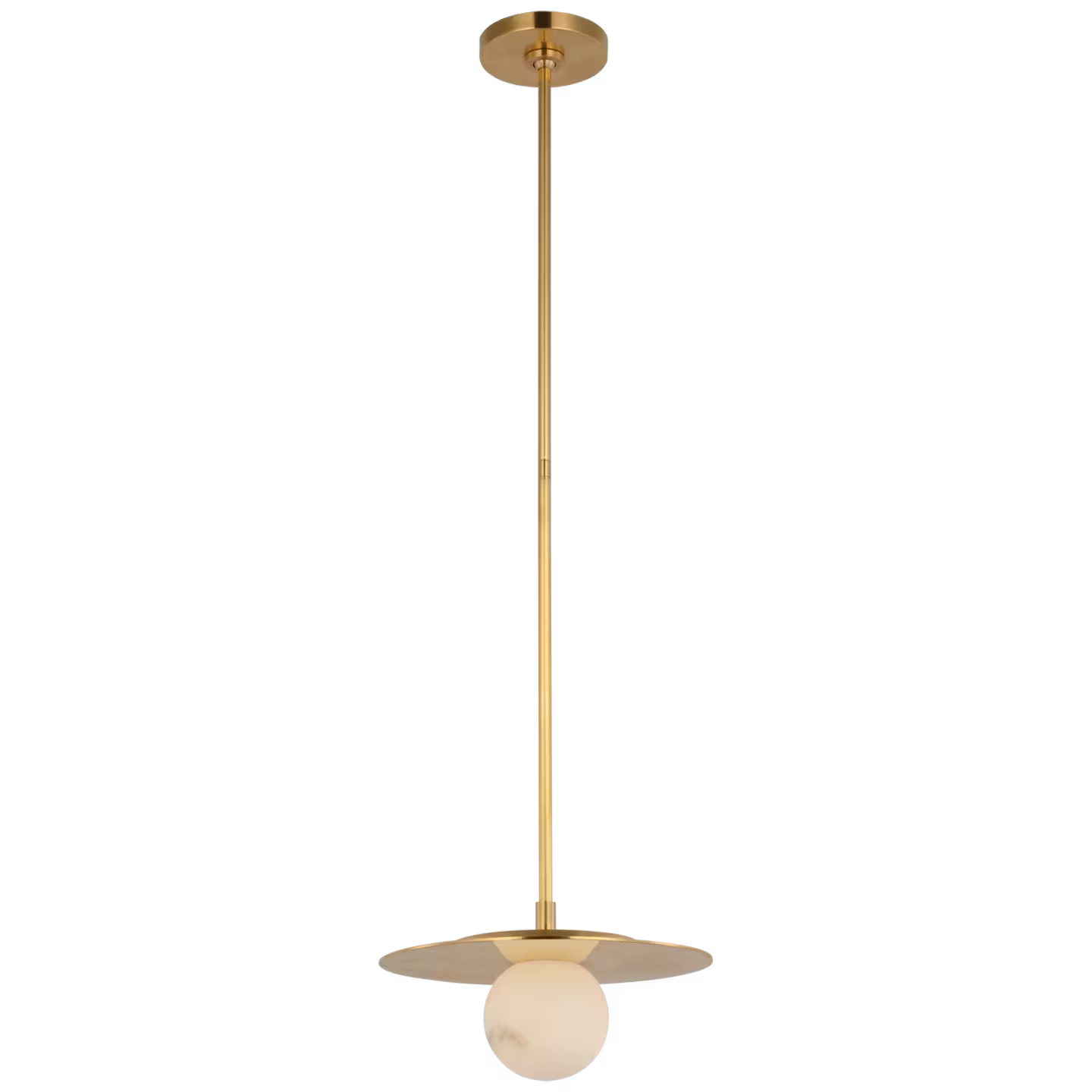 Pertica Disc Pendant with Alabaster