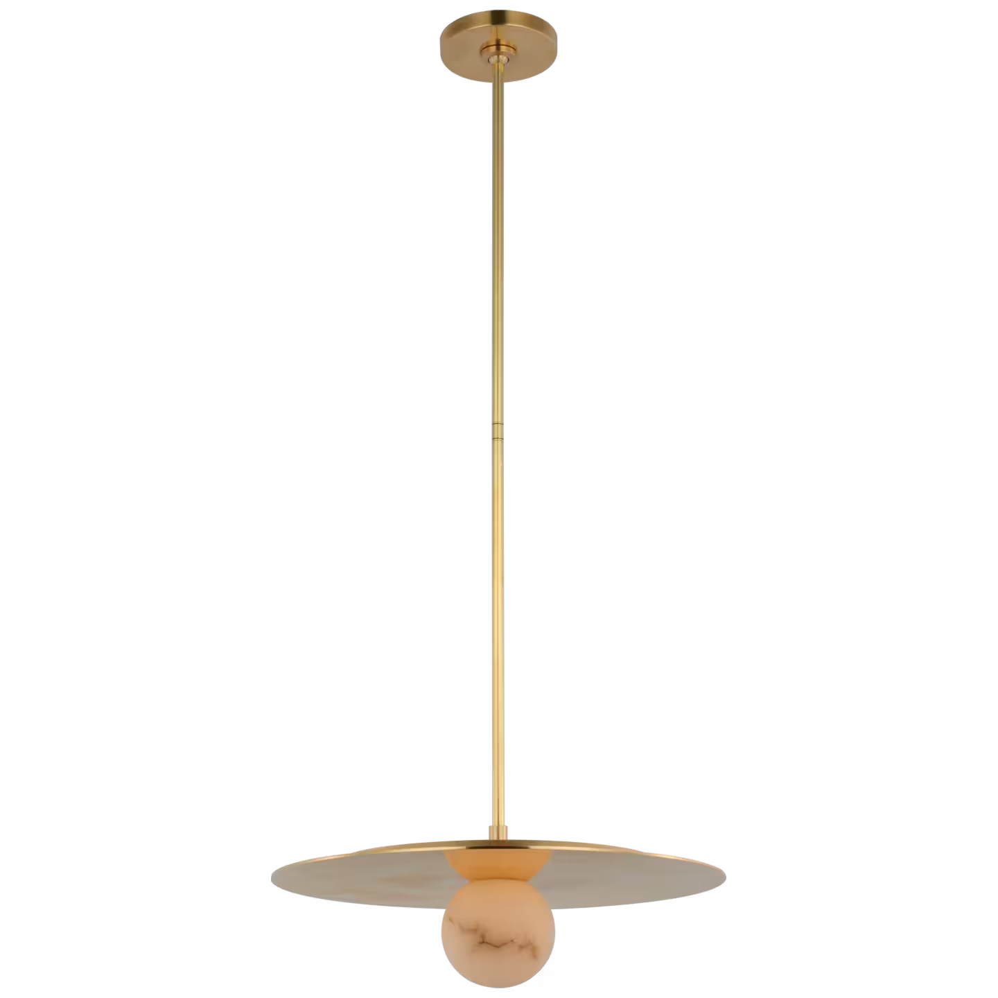 Pertica Disc Pendant with Alabaster