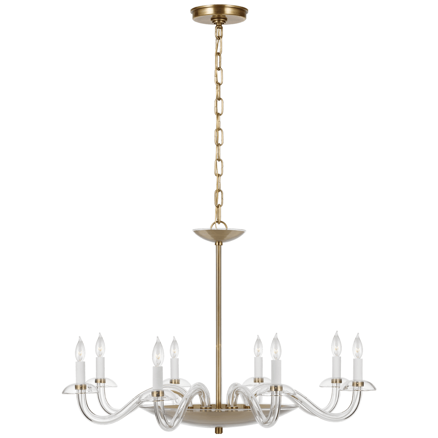 Brigitte Large Chandelier with Clear Glass
