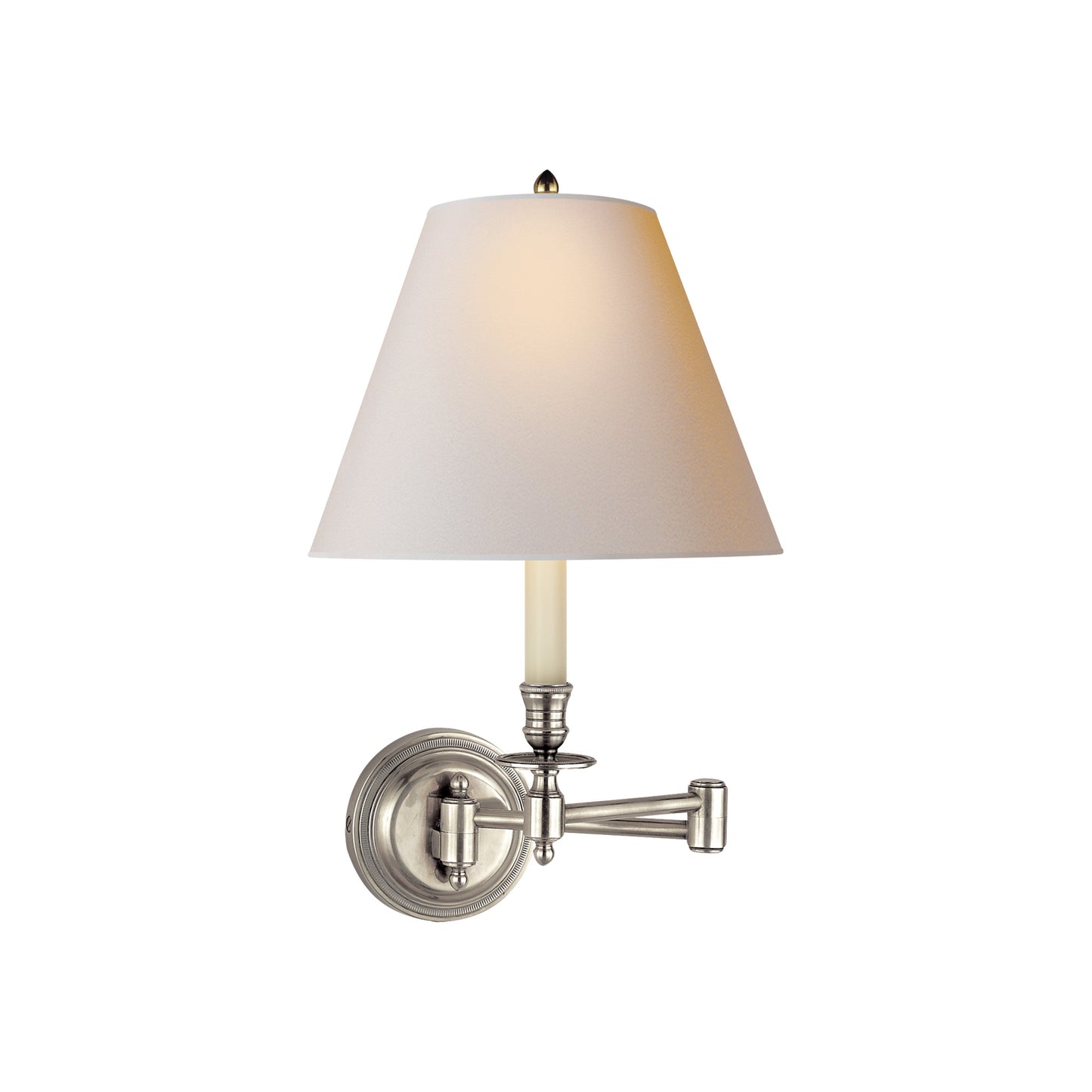 Candlestick Swing Arm Wall Light