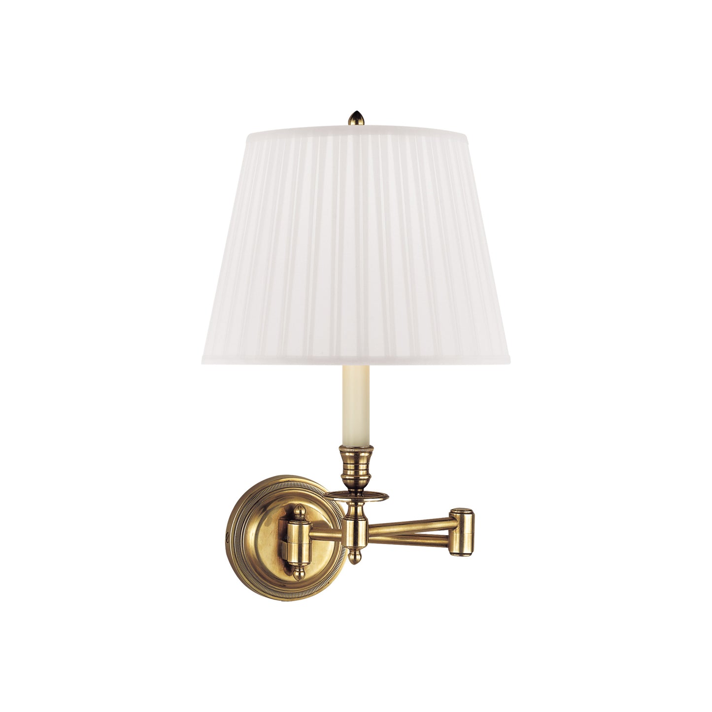 Candlestick Swing Arm Wall Light