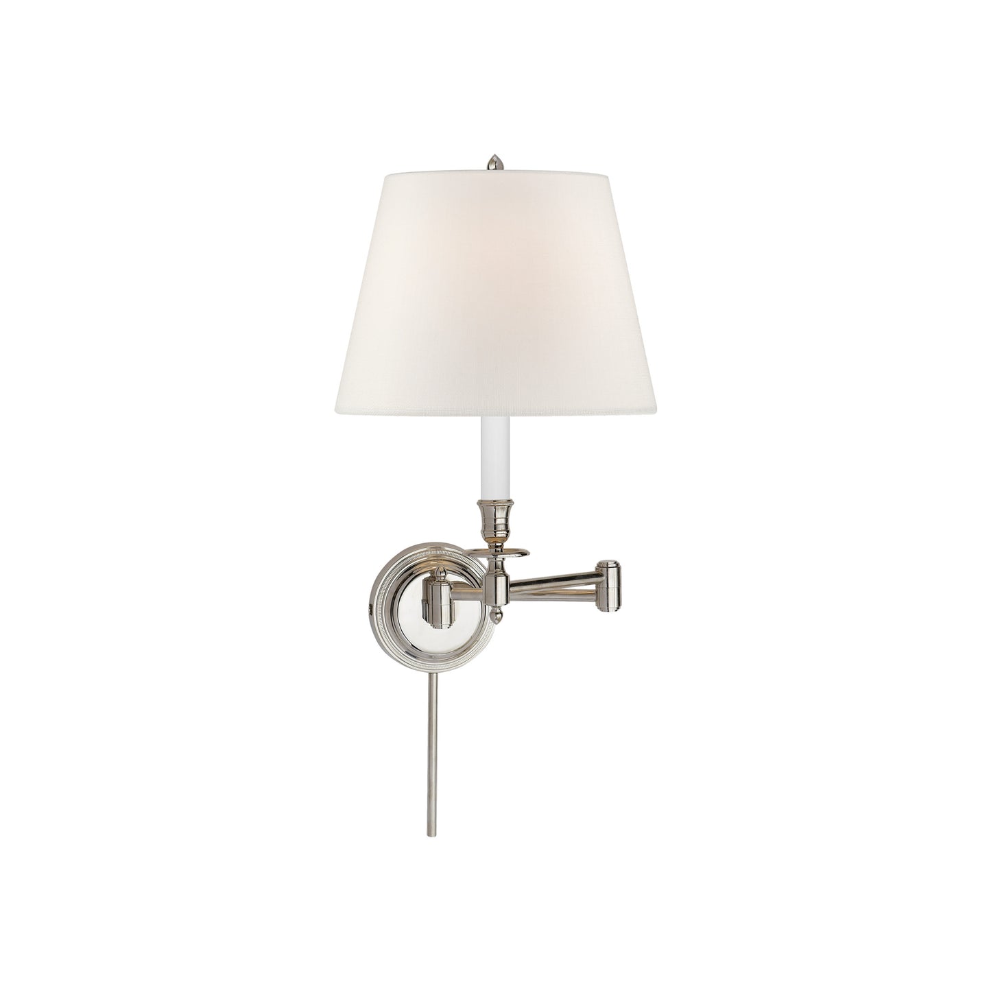 Candlestick Swing Arm Wall Light