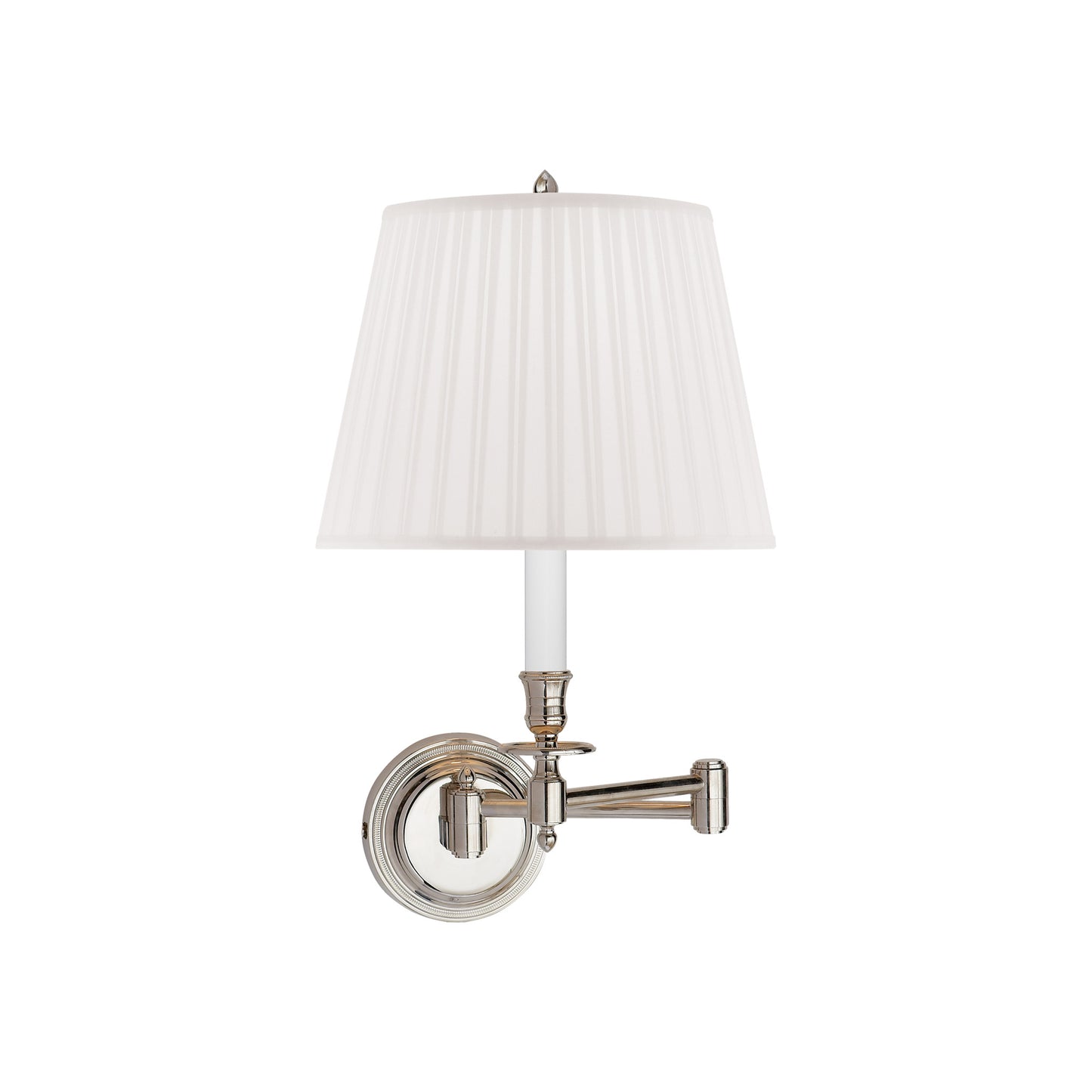 Candlestick Swing Arm Wall Light