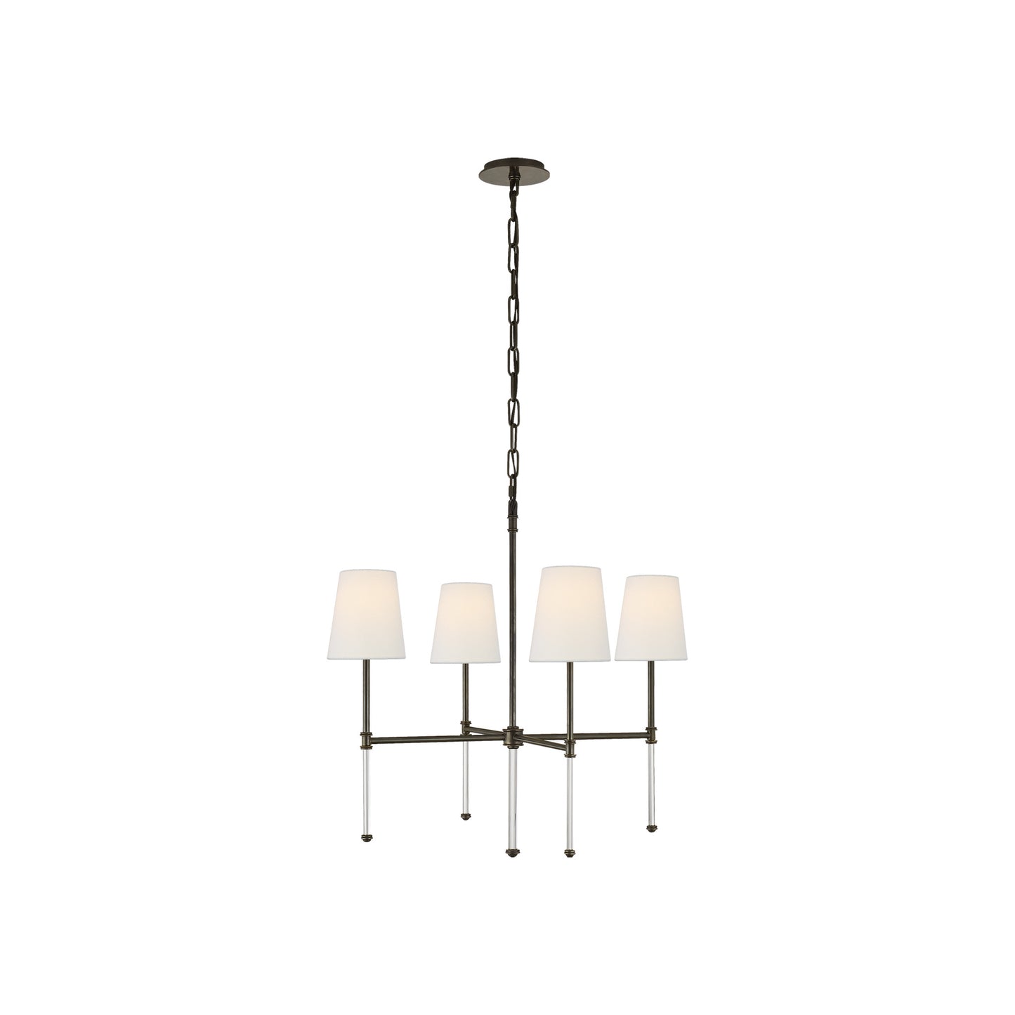 Camille Small Four-Light Chandelier