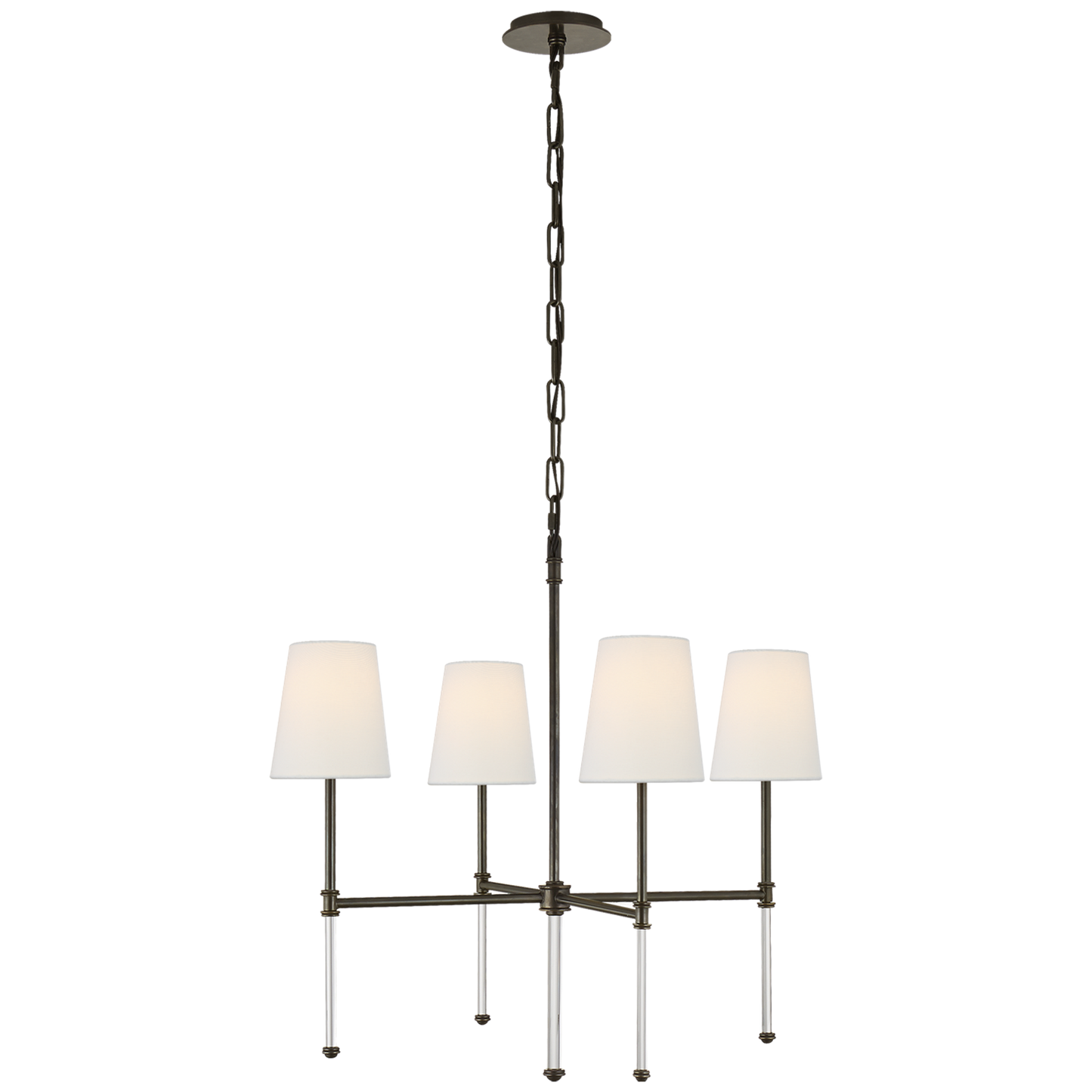 Camille Small Four-Light Chandelier