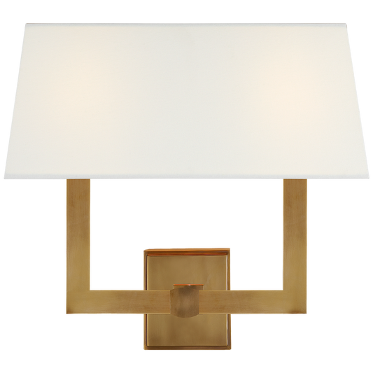 Square Tube Double Sconce
