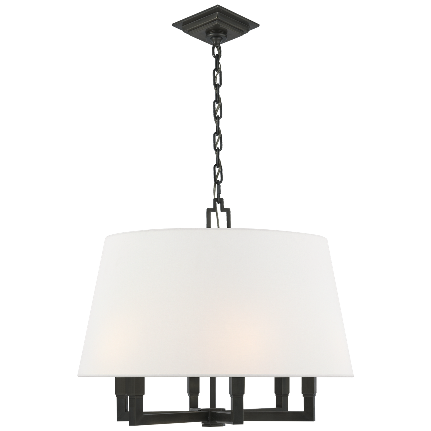 Square 6-Light Tube Pendant