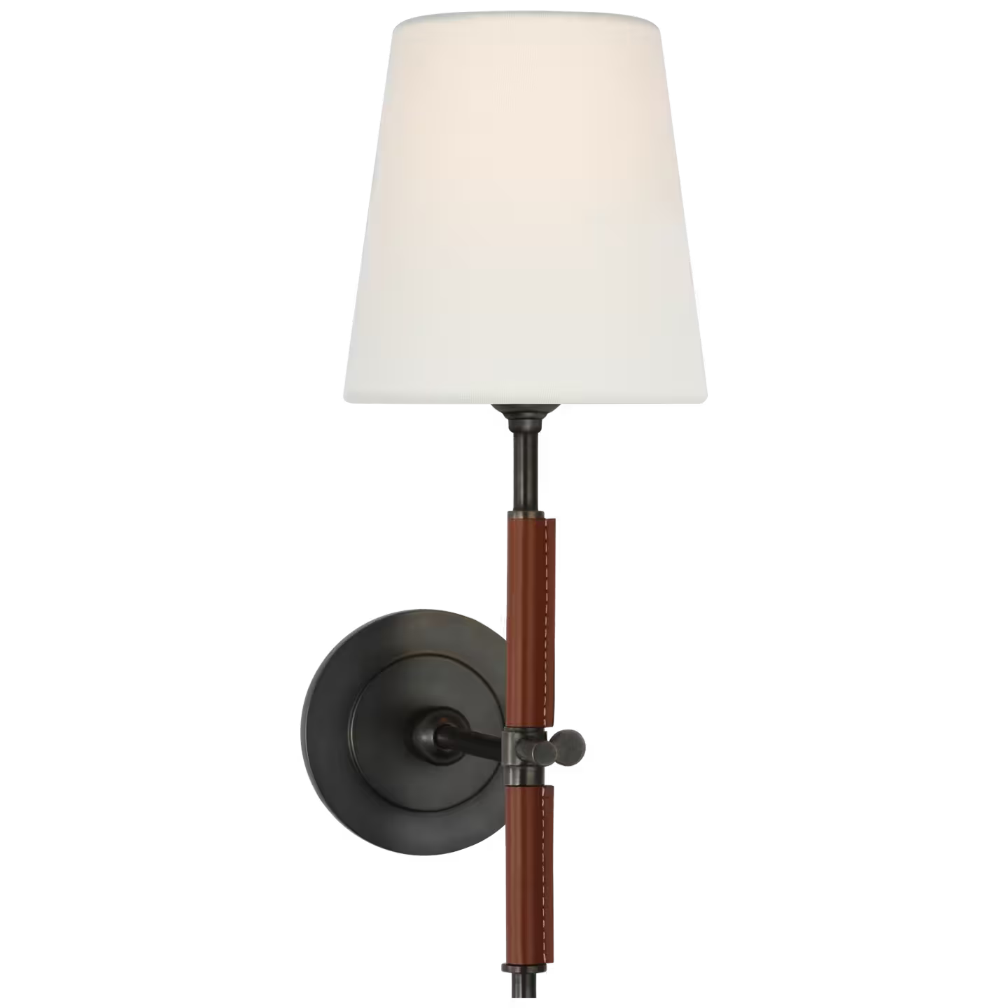 Bryant Wrapped Sconce with Linen Shade