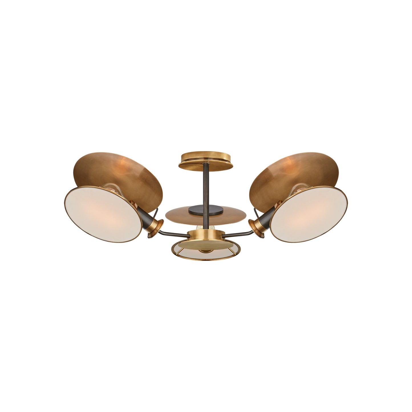 Osiris Medium Reflector Semi-Flush Mount