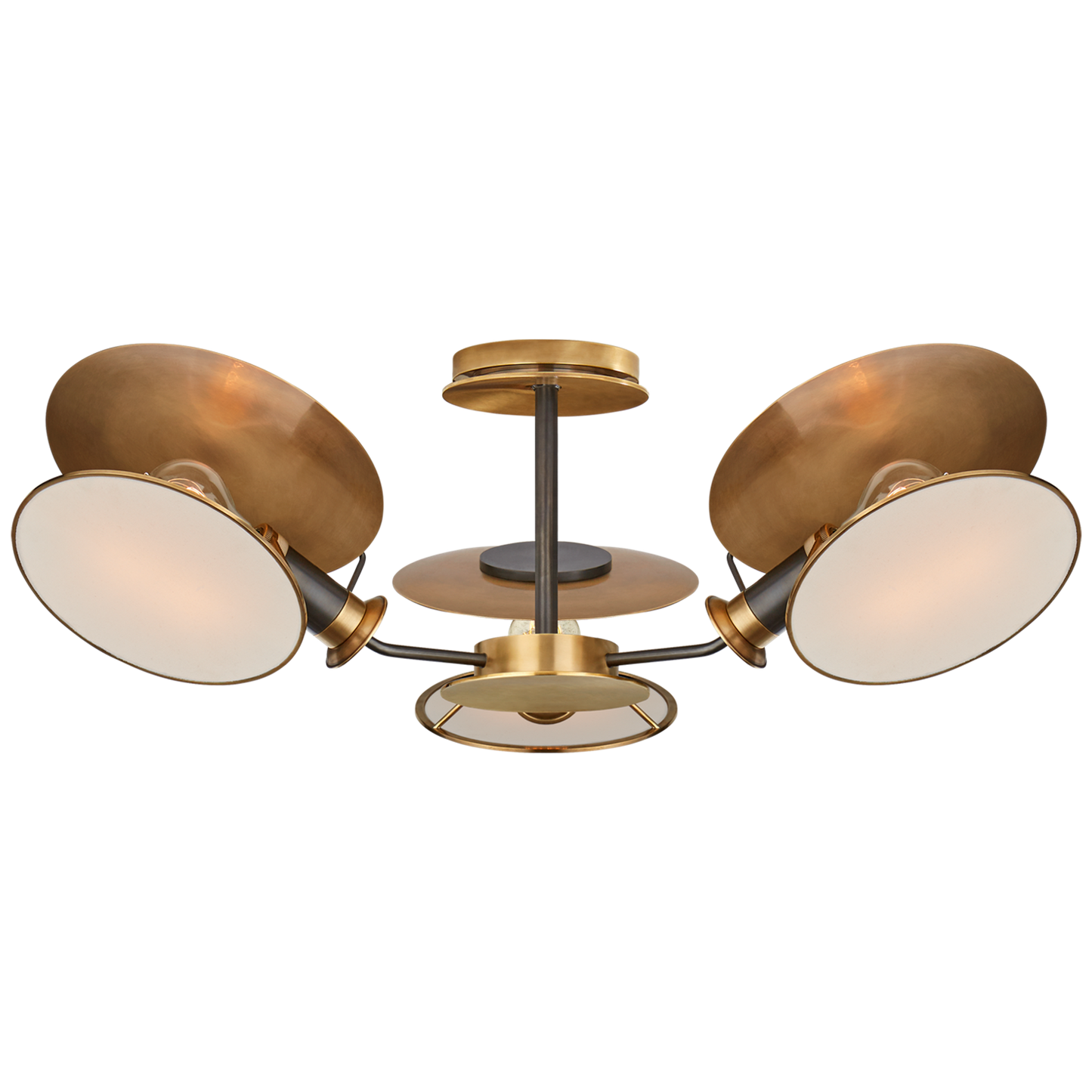 Osiris Medium Reflector Semi-Flush Mount