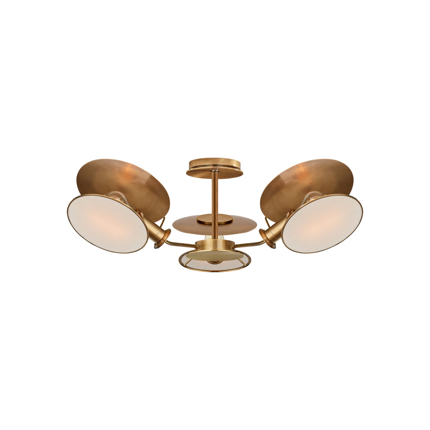 Osiris Medium Reflector Semi-Flush Mount