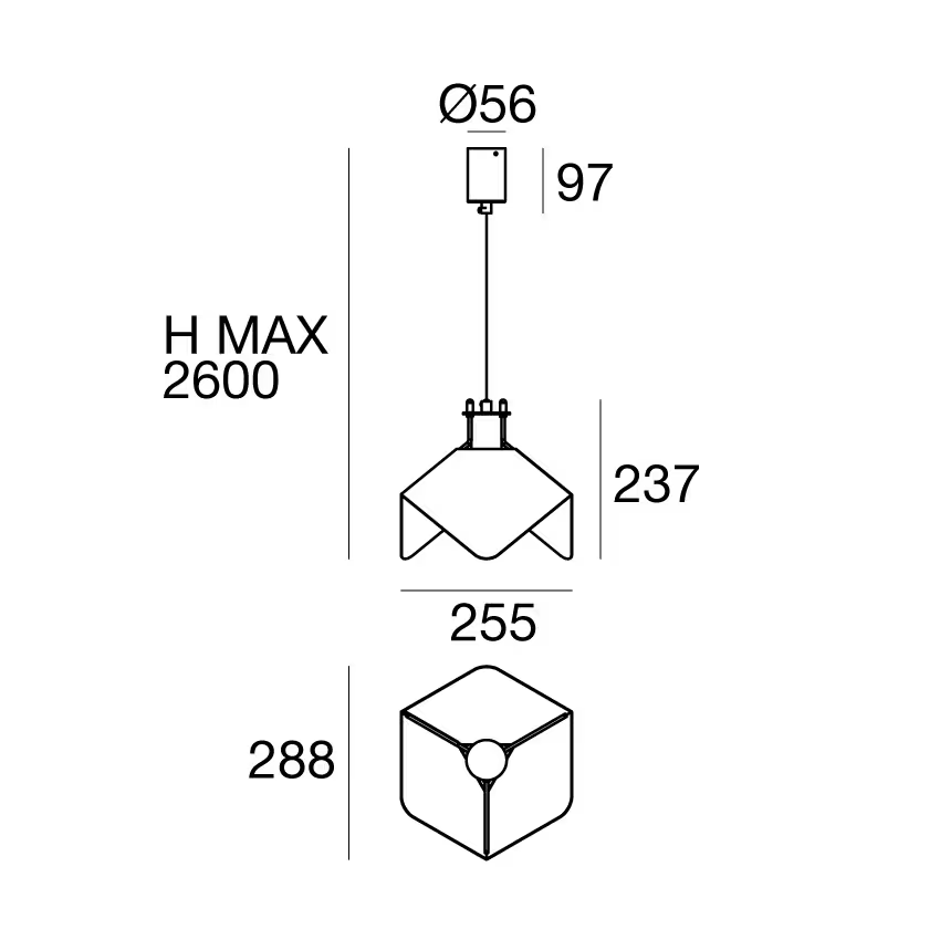 Triedro Pendant