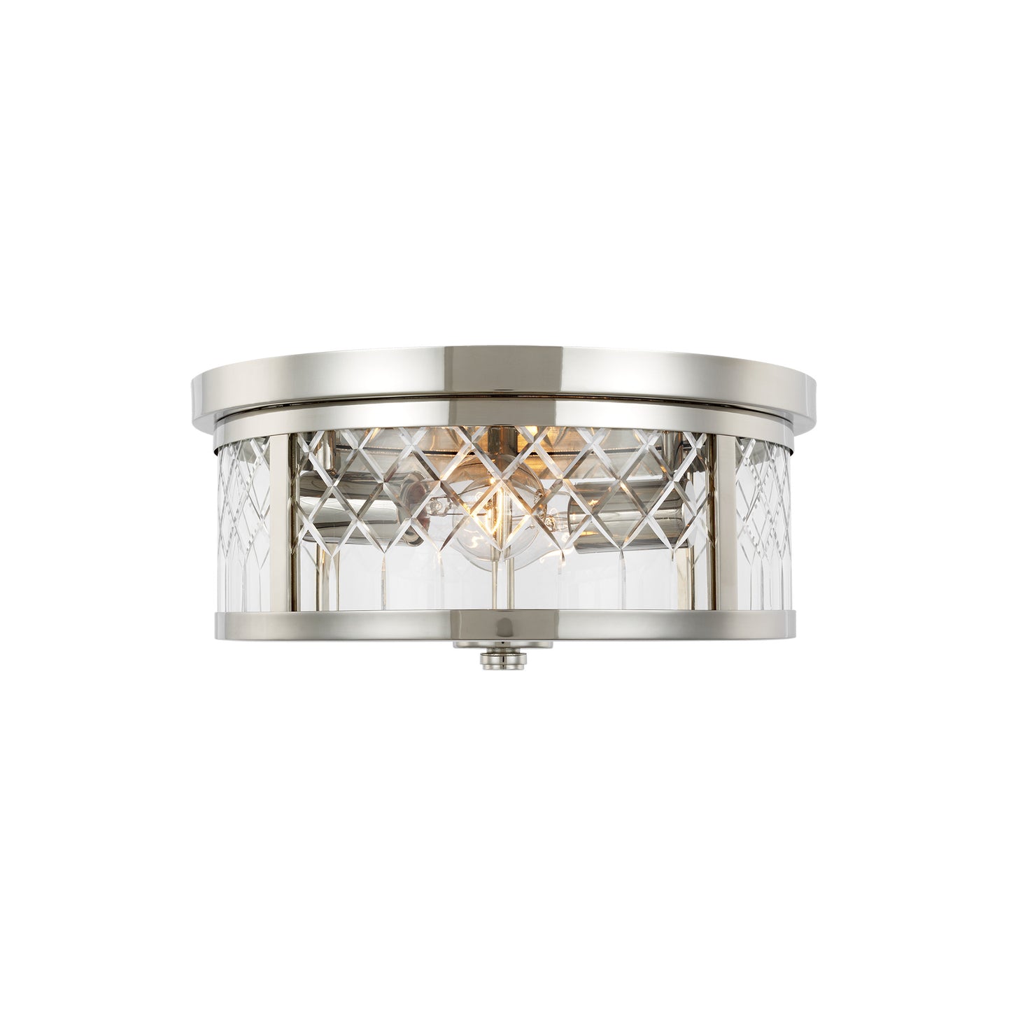 Alec Flush Mount with Clear Glass