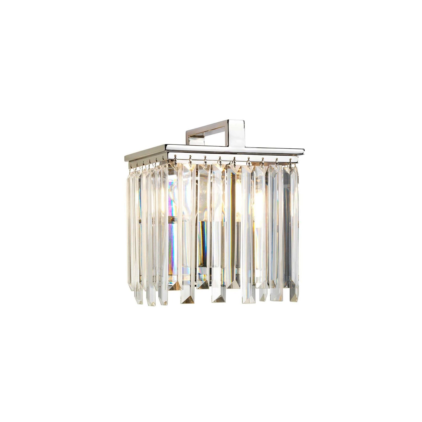 Aries 1-Light Wall Light in Polished Nickel