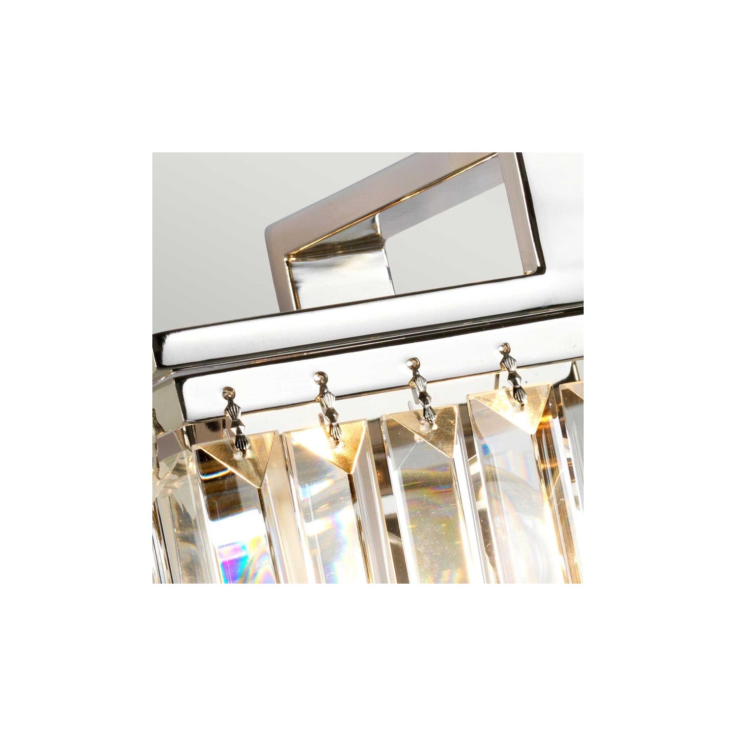 Aries 1-Light Wall Light in Polished Nickel