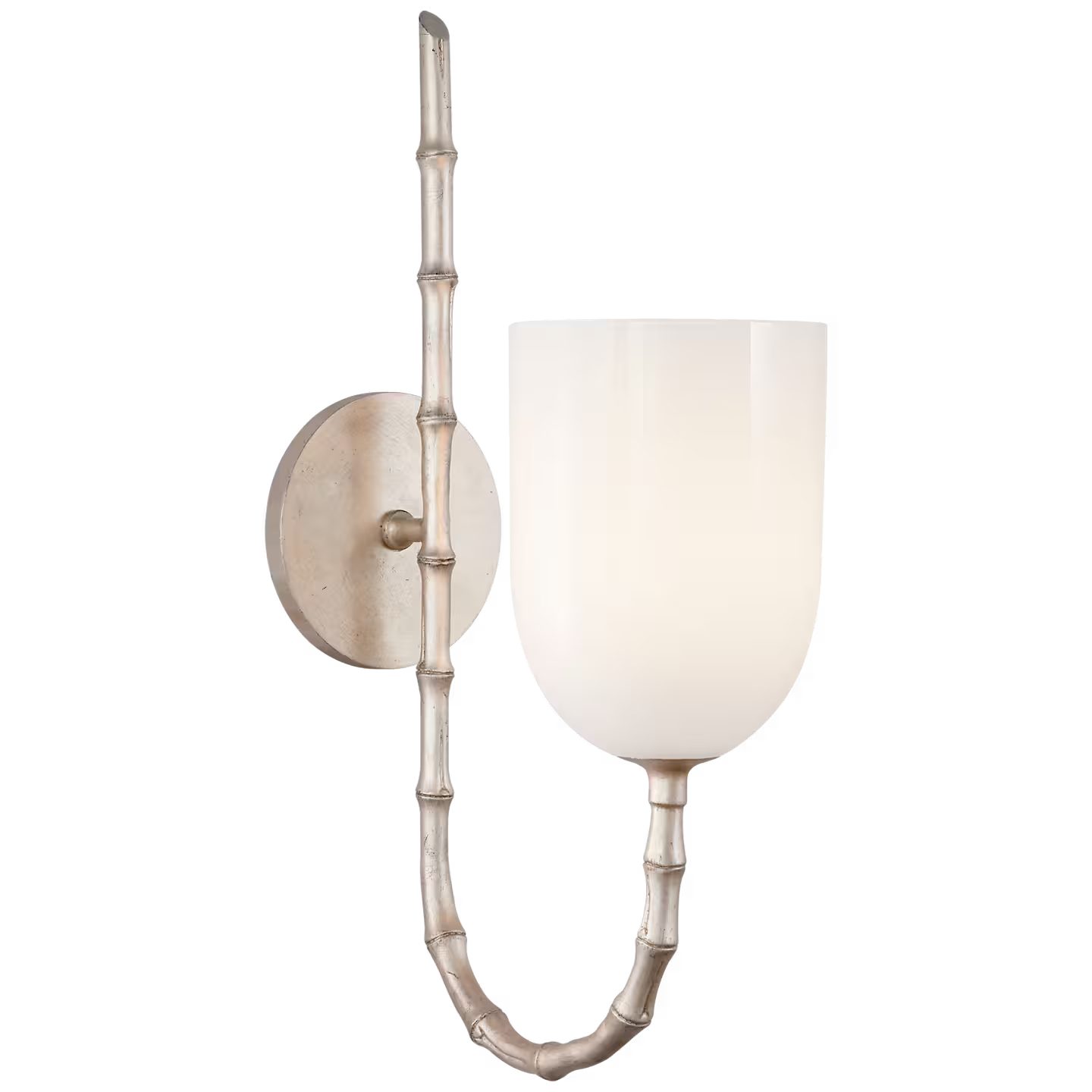 Edgemere Wall Light with White Glass