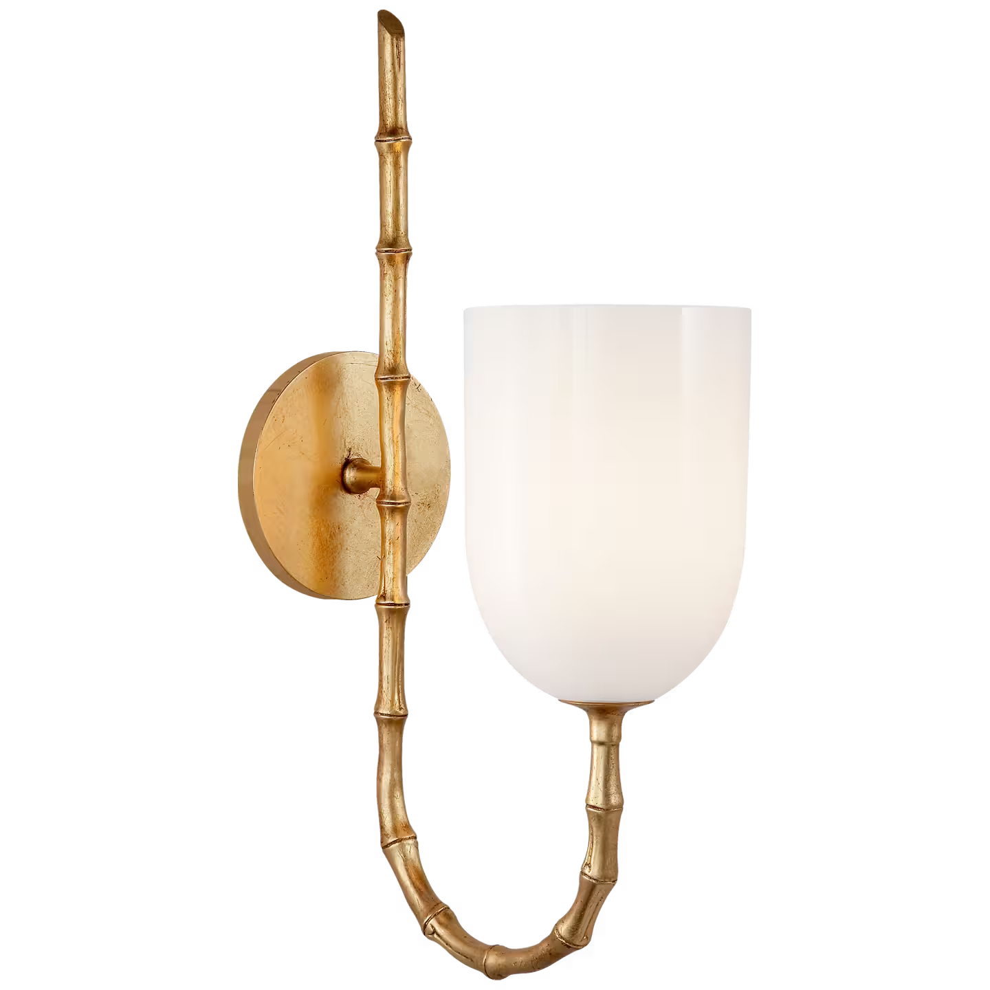 Edgemere Wall Light with White Glass