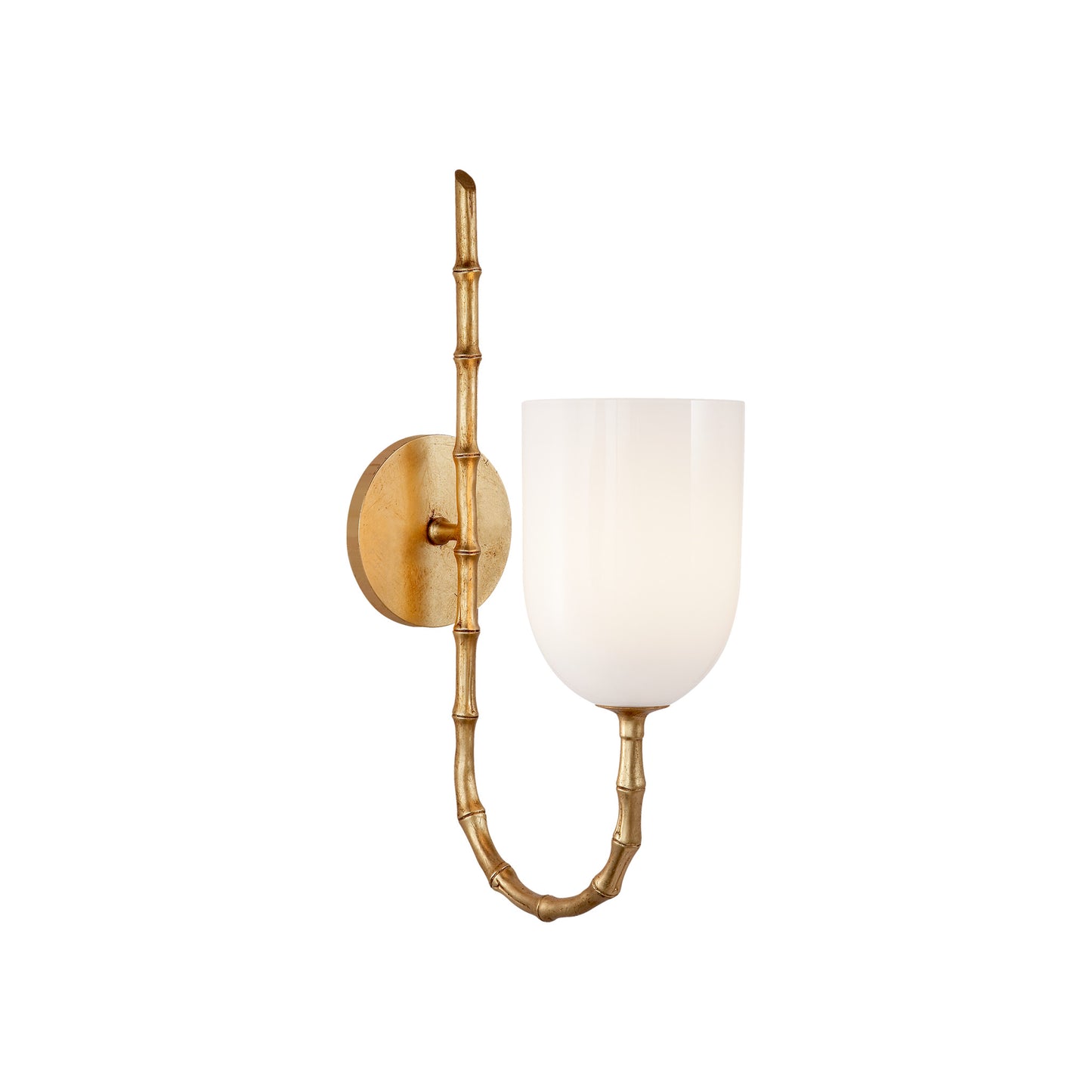 Edgemere Wall Light with White Glass