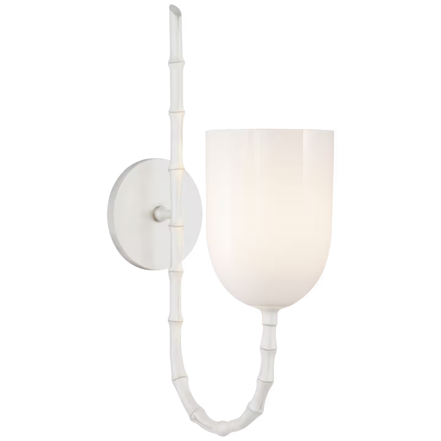 Edgemere Wall Light with White Glass