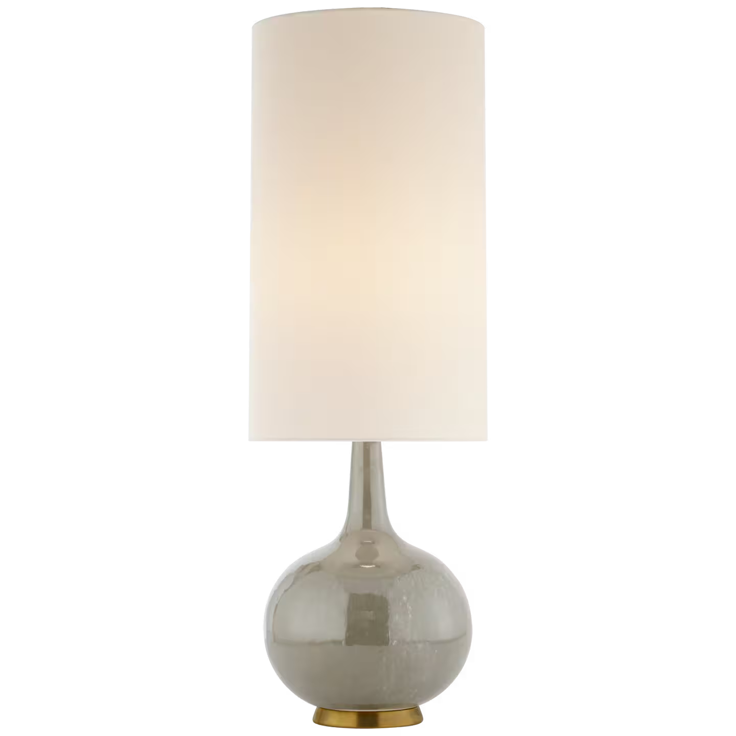 Hunlen Table Lamp with Linen Shade