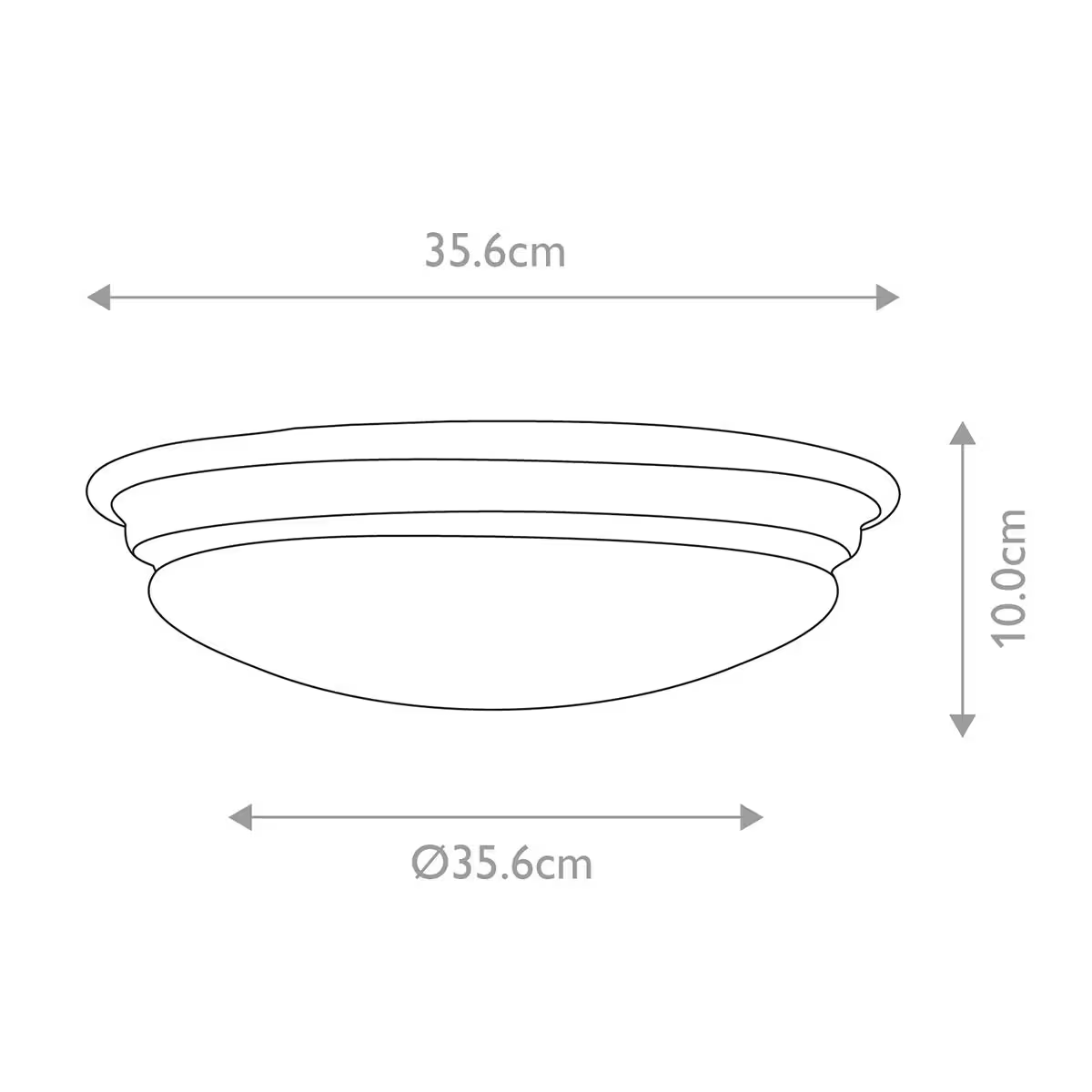 Brompton 1-Light Flush Mount