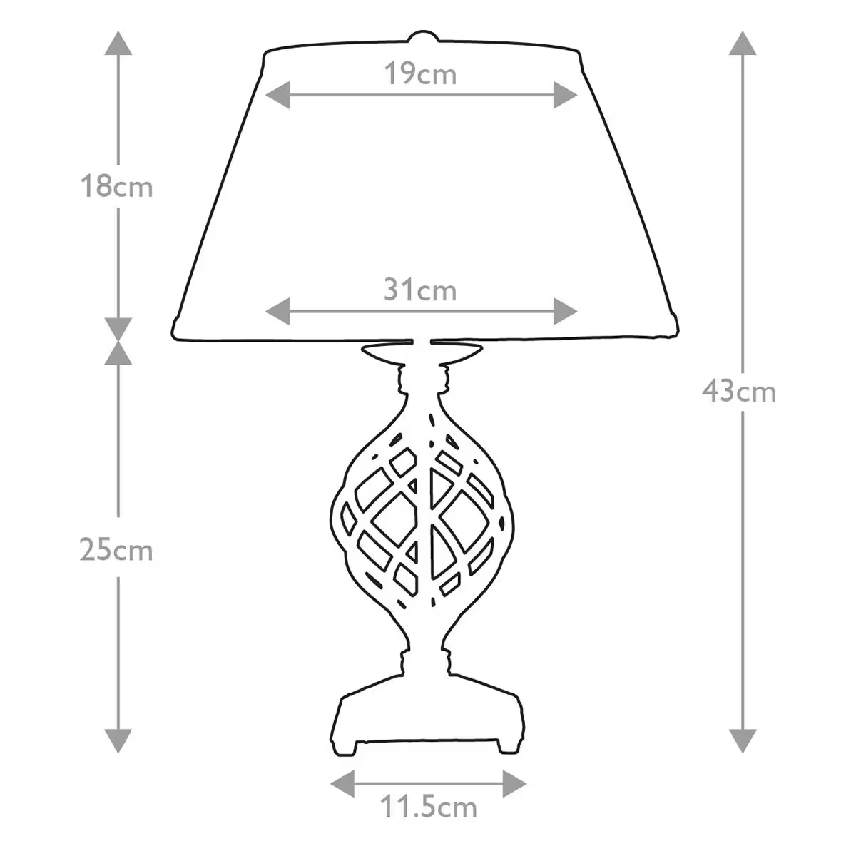 Belfry 1-Light Table Lamp