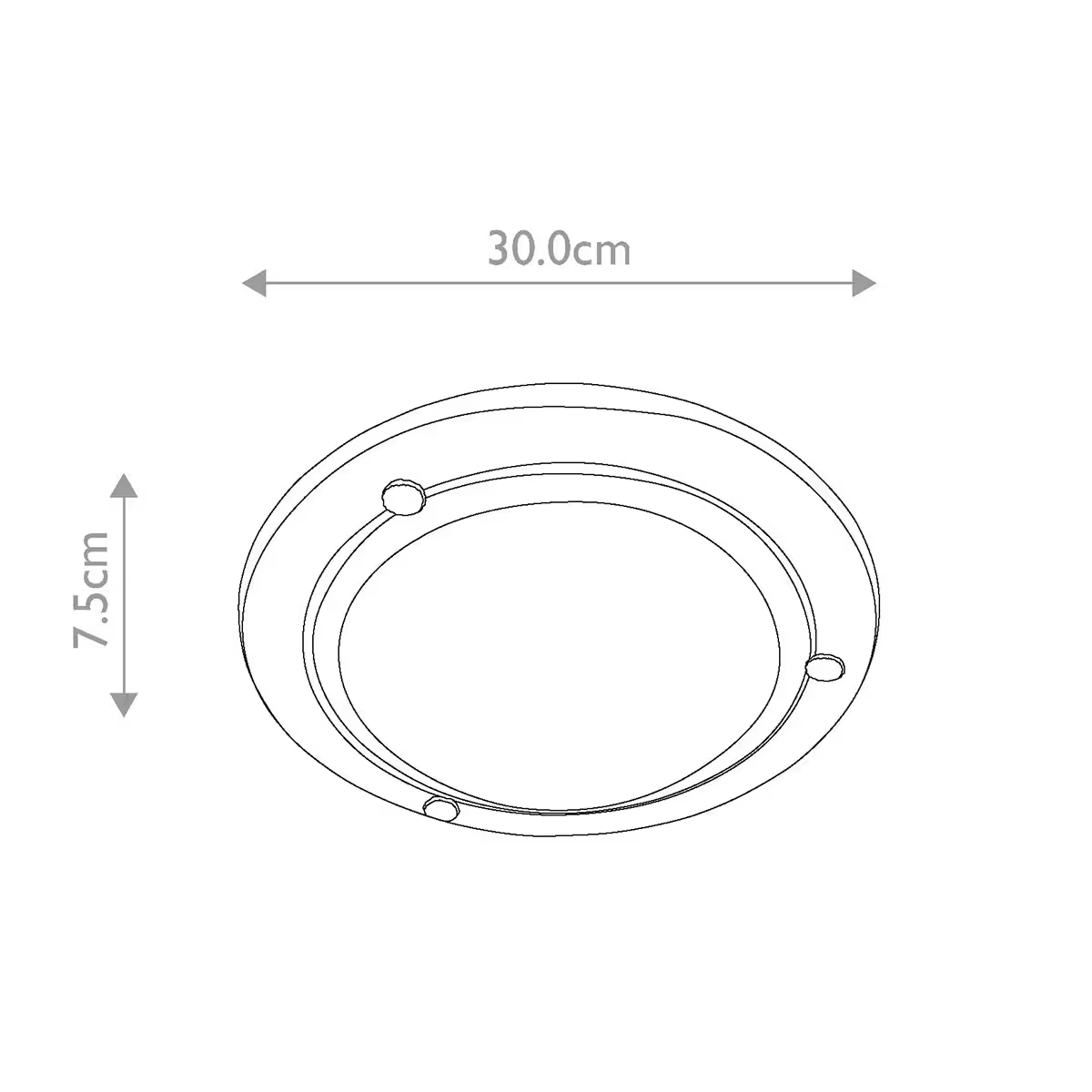 Berwick 1-Light Flush