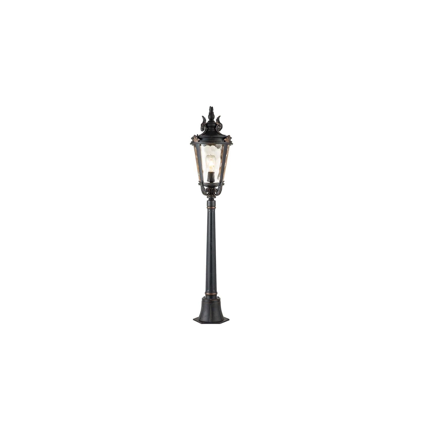 Baltimore 1-Light Medium Pillar in Weathered Bronze