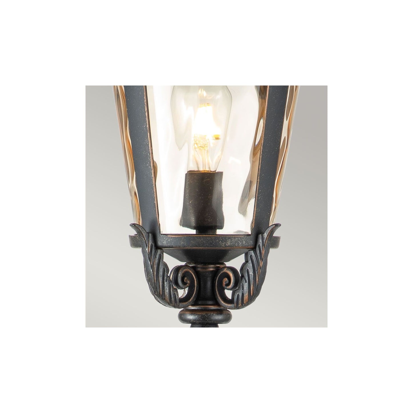 Baltimore 1-Light Medium Pillar in Weathered Bronze