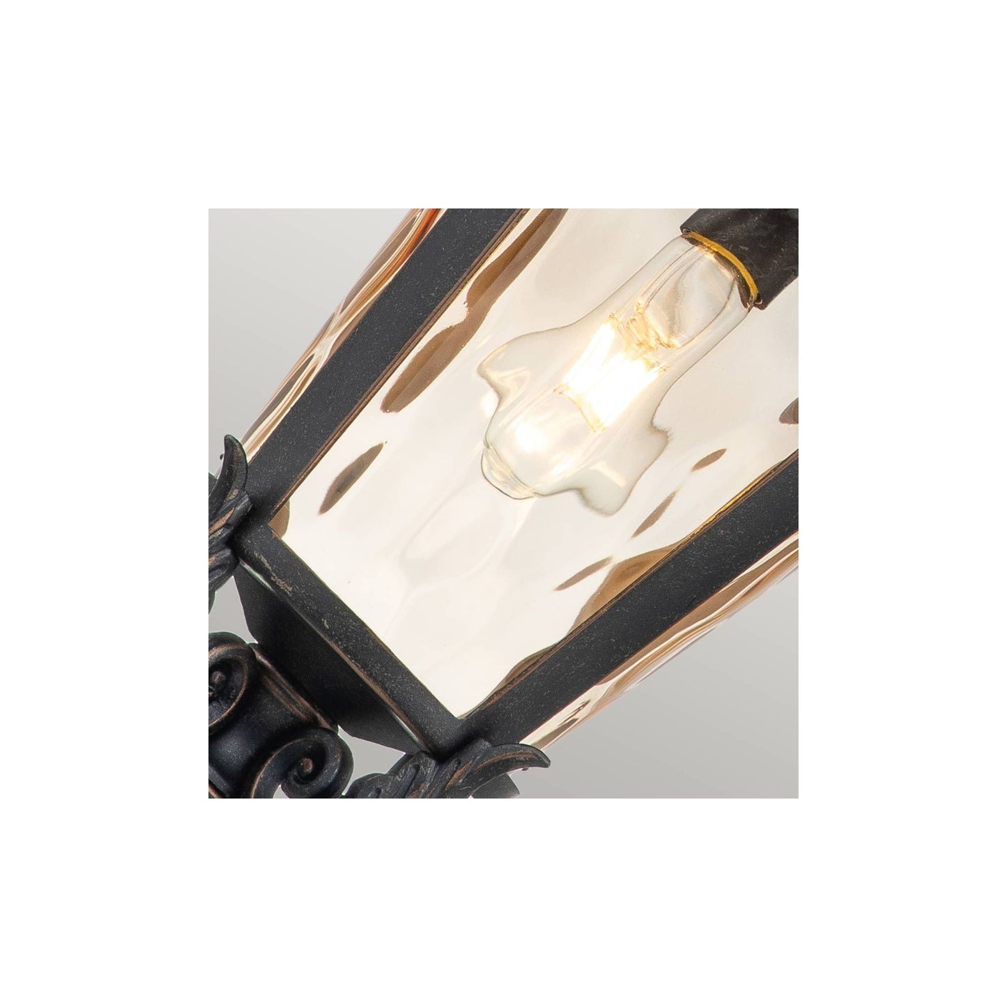 Baltimore 1-Light Chain Lantern in Weathered Bronze