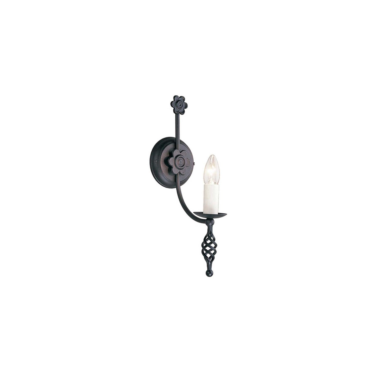 Belfry 1-Light Wall Light in Black