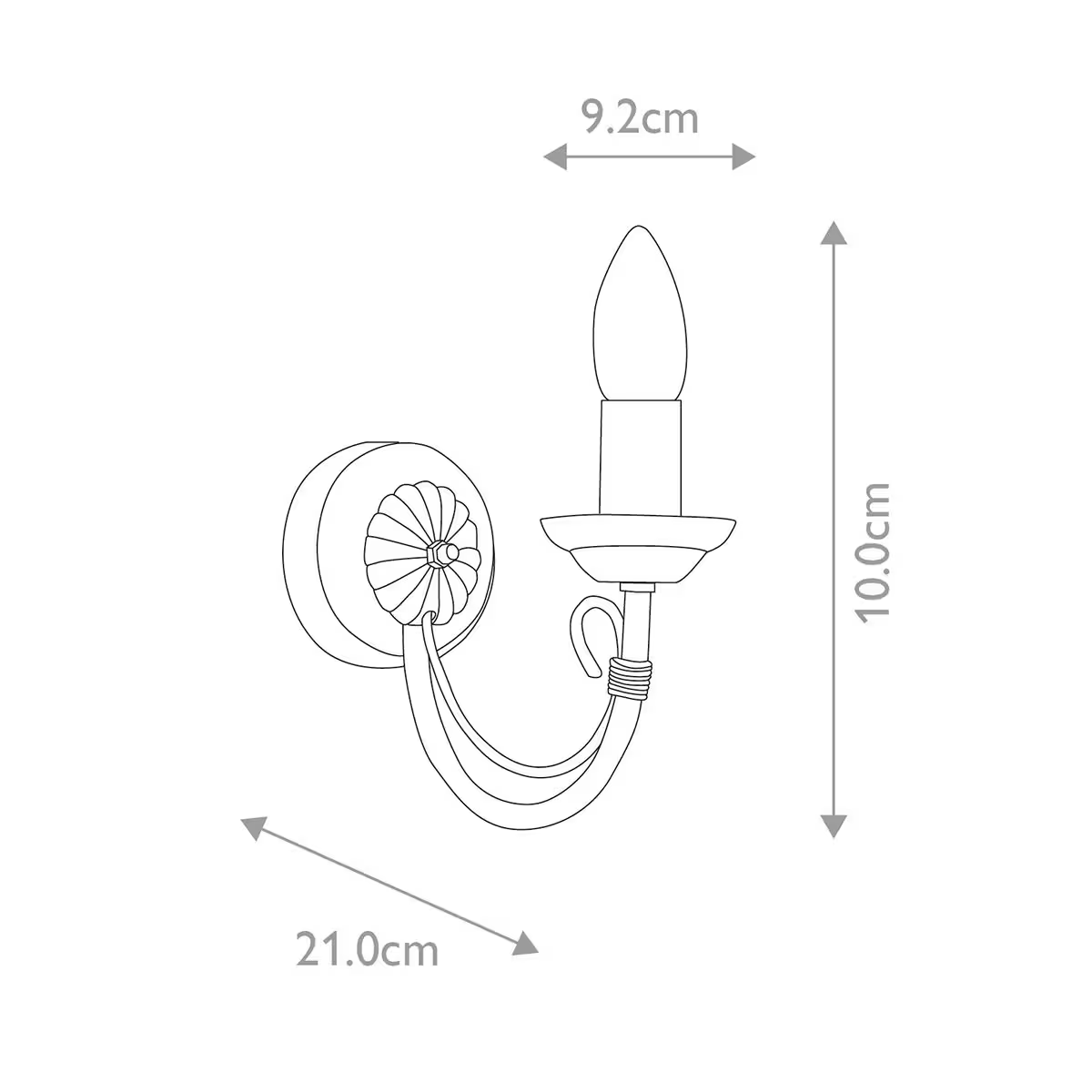 Chartwell 1-Light Wall Light