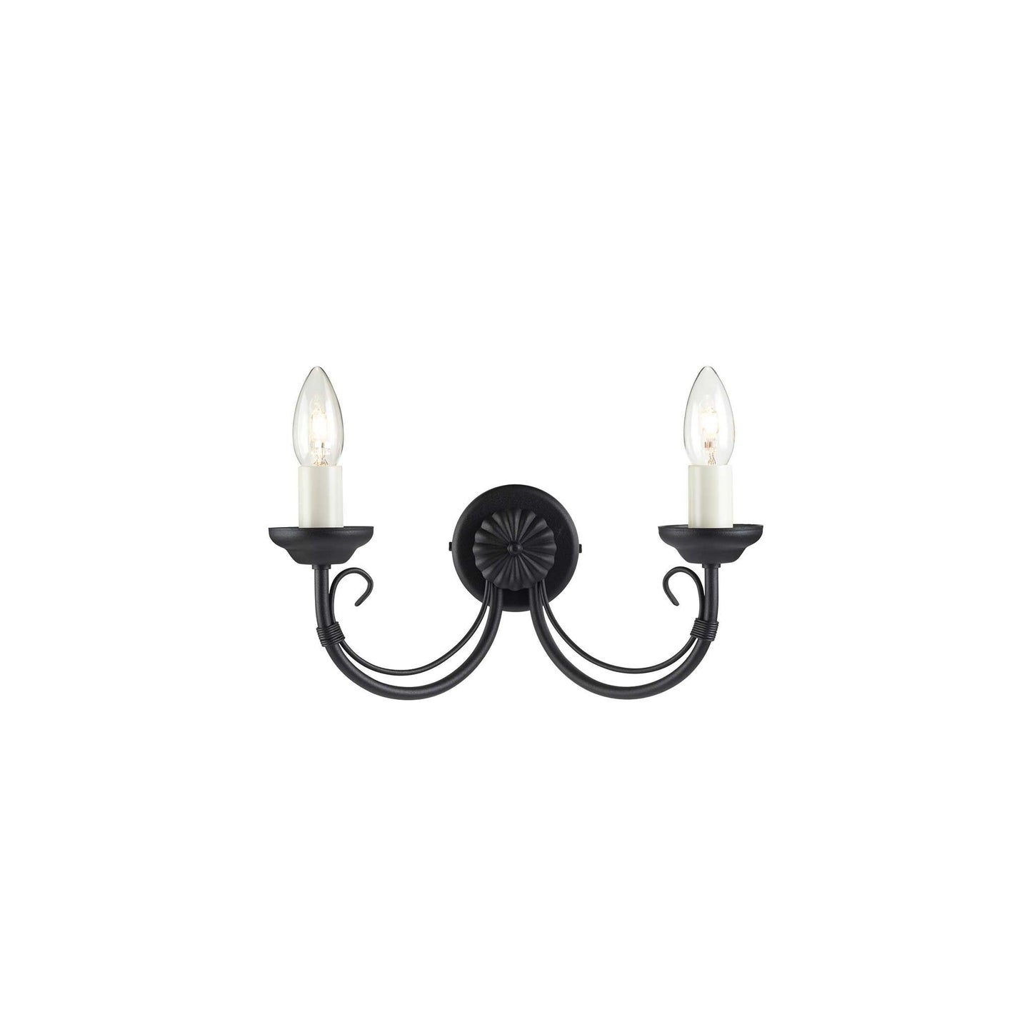 Chartwell 2-Light Wall Light in Black