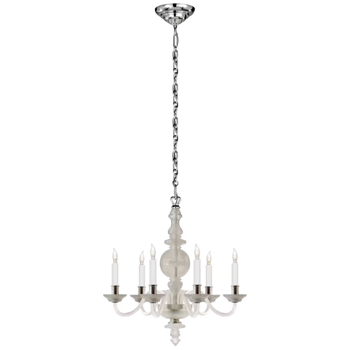 George ll Small 6-Light Chandelier