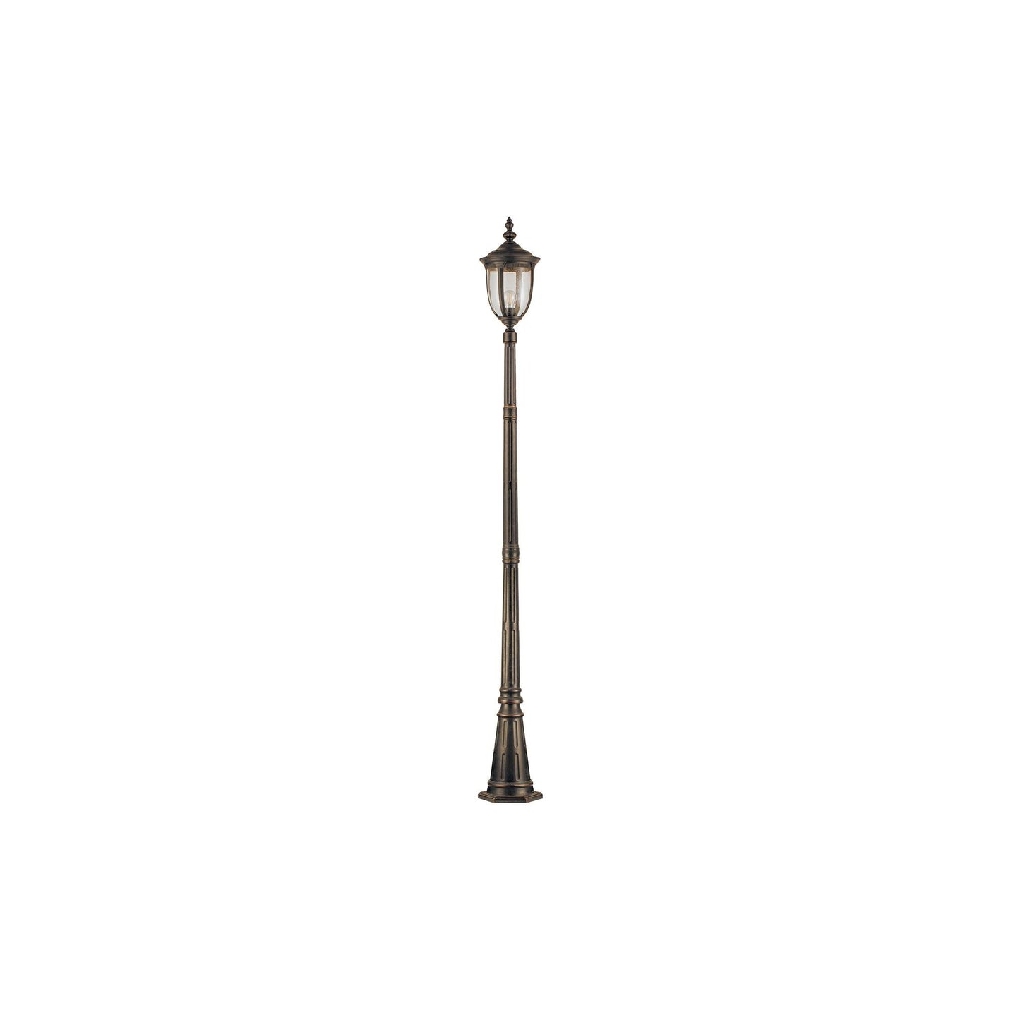 Cleveland 1-Light Single Head Lamp Post in Weathered Bronze