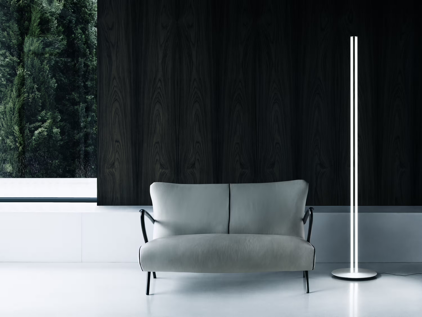 Coordinates LED Floor Lamp in Argent Moon