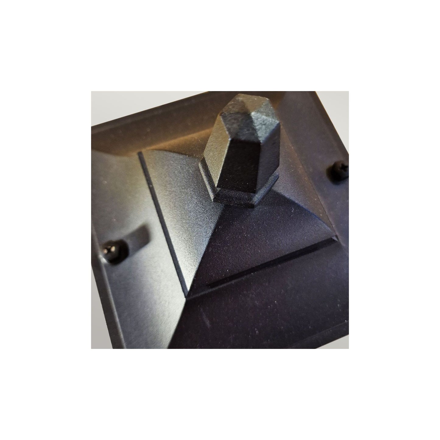 Chapel 1-Light Pillar Lantern in Black