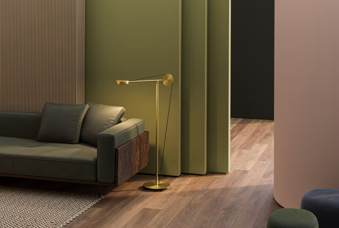 Cercle & Trait Floor Standing Reading Lamp