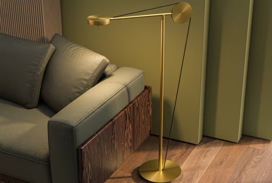 Cercle & Trait Floor Standing Reading Lamp